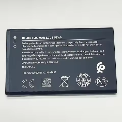 3.7V 1500mAh BL-4XL For Nokia 6300 4G Battery