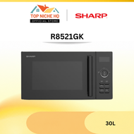 Sharp R8521GK Microwave oven with convection 30L | Ketuhar Gelombang Mikro