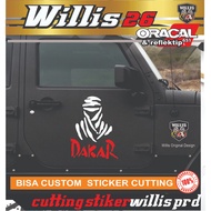 Paris Dakar Rally Car Door Sticker