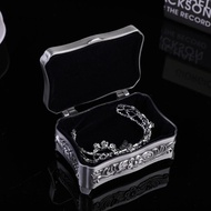 BO Mini Small Vintage Jewelry Organizer Simplicity Light Luxury Rosary Tiny Trinket for Case Necklac