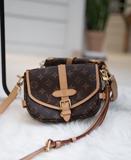 louis vuitton lv saumur bb monogram canvas saddle Bag 斜孭袋 ｜M46740｜98新正貨