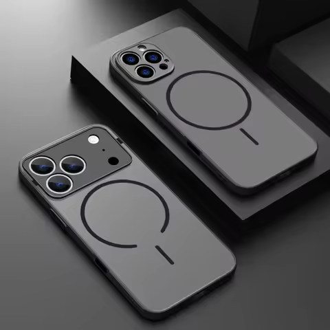 Phone Case For iPhone 17 Pro Max Funda iPhone 16 15 Pro Max 14 13 Air 16e Magnetic For Magsafe Wirel