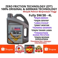 Engine Oil Car Lubricant Fully Synthetic 5W30 4L DR XTREME RACING Minyak Hitam kereta 100% Original 