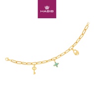 HABIB Oro Italia 916 Yellow Gold Bracelet GW48421123(TIFF)