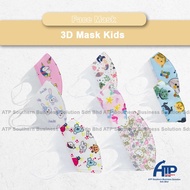 Baby School Student Children Outdoor Wearing 3D Disposable Protective Soft Cotton Cute Cartoon Design Face Mask