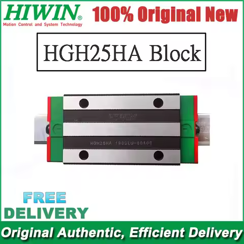 100% Original HIWIN HGH25HA HGH25HAZ0C HGH25HAZAC Z0H HGH25 Linear Rail Slider CNC machine Actuator 