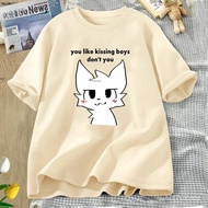 Casual Kissing Women T-Shirt - Lightweight Cotton Tee with Bisexual LGBTQ+ Pride Design