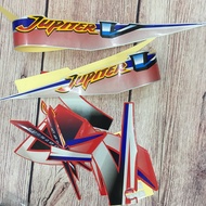 Bộ Tem xe Jupiter V màu ĐỎ -Decal dán sườn xe JUPITER