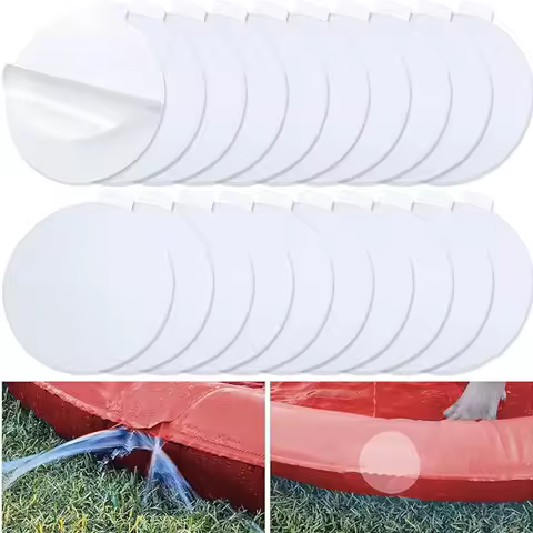 20Pcs Inflatable Patch Repair Kit Waterproof Outdoor TPU Repair Patch for Inflatable Pool Bounce Hou