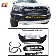 Ford Ranger T7 T8 Front Complete Conversion/Convert Raptor Bumper Bodykit/Body kit(Ranger Mini Raptor)