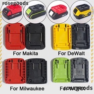 ROSEGOODS1 DIY Adapter, Durable Portable Battery Connector, Universal ABS Charging Head Shell for Makita/DeWalt/WORX/Milwaukee 18V Lithium Battery