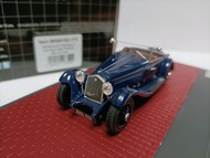Matrix 1 43 Alpha Romeo Classic Car Model Alfa 6C 1750 V 1932 Dark Blue