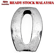 41x24mm Spacer Bead Antique Silver Plated Zinc Alloy Zero Shape 2pcs/pck