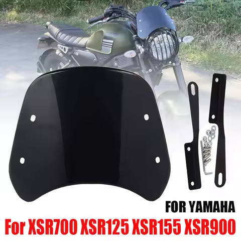 For Yamaha XSR700 XSR125 XSR155 XSR900 XSR 700 900 125 155 Accessories Retro Windscreen Windshield W