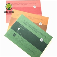 ZILUOLAN Watercolor Paper Block, 20 Sheets 300g Watercolor Sketchbook, 100% Cotton 32K 16K 8K Art Pa