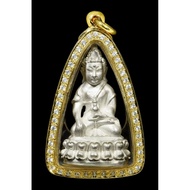 龍婆坤 2557 纯银响铃 藥師佛】🔔佛历2557年（2014）｜Wat Ban Rai一尊少见、真正为“健康与消灾”而生的龙婆坤晚年纯银药师佛响铃圣物phra kring lp koon wat b