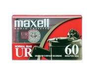 10 Pack. - Maxell UR-60 Normal Bias Audio Cassette Tapes