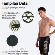 ARENA Men's Swim Shorts Black Men's Swim Shorts Swimming jammer Pants Sporty