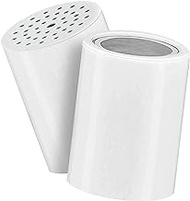 LOKBY 2-Pack Replacement 15-Stage Shower Filter Cartridge - Longest Lasting High Output Universal Shower Filter for Hard Water - Compatible with Any Shower Head Filter of Similar Design