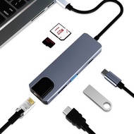 Multifunctional6Combination1 Type-C Docking Station Computer Splitter Port USB 3.0 Hub Hd4K Expansio