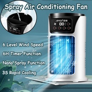 Air Conditioner Fan Portable Air Cooler Fan Water Cooling Fan Mini Fan Cooler Air Cooler USB for Home Room Office Mobile