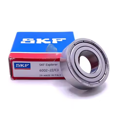 SKF 6202-ZZ C3 DEEP GROOVE BALL BEARING, METAL SHIELDED 15x32x9 mm 6202 2Z C3