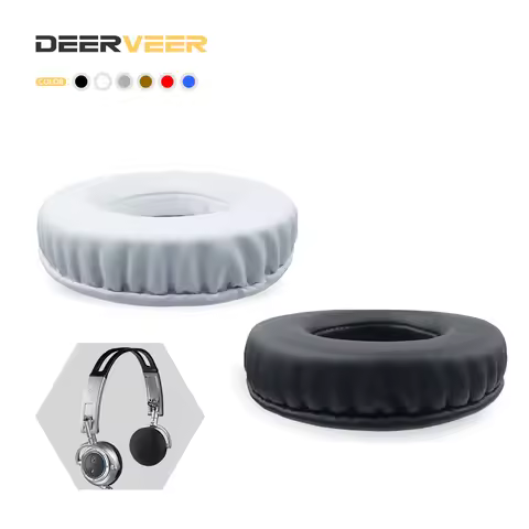 DEERVEER Replacement Earpad For Plantronics Pulsar 590 590A Headphones Thicken Memory Foam Ear Cushi