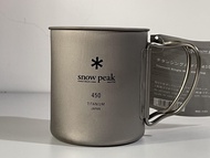 snow peak single wall mug 450ml snow peak單層鈦杯 snow peak露營杯