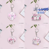 Esther bunny Esther bunny Acrylic Keychain Pendant Small Pendant Decoration