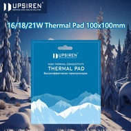 UPSIREN Thermal pad cools laptops and GPUs. size 100mmx100mm, Thermal conductivity 16w/mk
