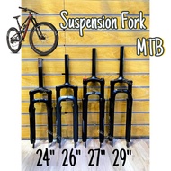 24" 26" Fork Suspension | Bicycle 24inch 26inch MTB Disc Brake Ahead Fork | Fork Basikal MTB | FORK 
