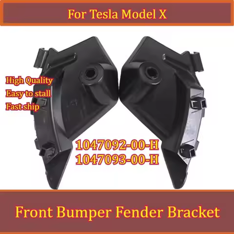 1047092-00-H 1047093-00-H For Tesla Model X Front Bumper Fender Bracket Mounting Bracket 2015 -2021 
