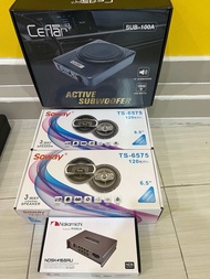 ชุดละ 5650บาท DSP NAKAMICHI NDSK4165AU 1ตัว 10”Subbox 1ตัว 6.5”แกนร่วม 2คู่ DSP AMP60x4Ch BLUETOOTH USB AUX EQ15BAND ปรับจูนจากโน้ตบุ๊คและมือถือติดรถยนต์