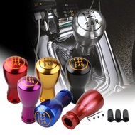 Universal Aluminium 5 Speed Car Gear Shift Knob Manual Replacement Gear Shifter Knob Shift Lever Kno