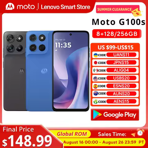 Global ROM Motorola Moto G100s 5G SmartPhone 6.72-inch FHD+ 120Hz Eye Protection LCD Screen 7000mAh 