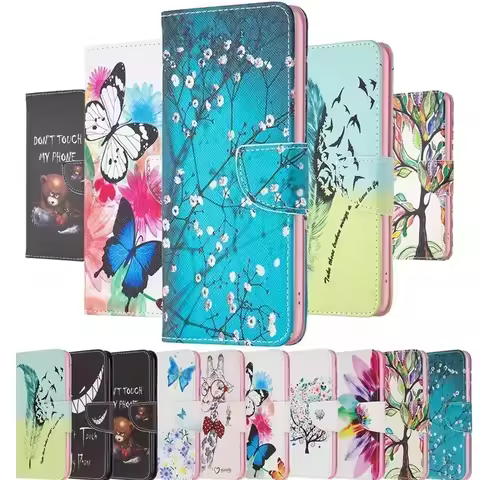 A25 5G Cases For Samsung A25 5G SM-A256E 6.5" Magnetic Flip Wallet Case on For Samsung Galaxy A25 A2