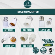 E27 PLC B22 E14 Holder Converter Down Light Lighting Lamp Bulb Base Home Bulb Adapter Bulb Holder La
