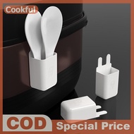 Rice Spoon Storage Rack Wall Mount Rice Cooker Spoon Holder Household Scoop Stand Rice Scoop Paddle 