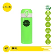 TERMOS ARLITA VF-FJ1065 VACUUM FLASK GREEN BOTTLE 360 ML Flip Thermos BOTTLE