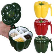 [Hot]Sweet Pepper Seasoning Jar - Large Capacity Spices Storage Container - Kitchen Accessories - 4 