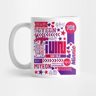 G-IDLE Collage Kpop Glass Mug