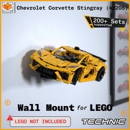 Wall Mount For Lego Technic Chevrolet Corvette Stingray (42205)