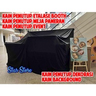 Custom Bazaar Event Booth Cover Fabric Guest Table Cover/ Stage Cover/ Mall Display Case Cover/ by t