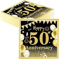 Pack of 40 Napkins 50th Birthday Man Napkins 50th Birthday Table Decoration 50th Birthday Man Party