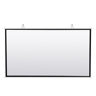 [ในสต็อก] [COD]Projector Screen for Home Theater HD White Foldable Anti-Crease