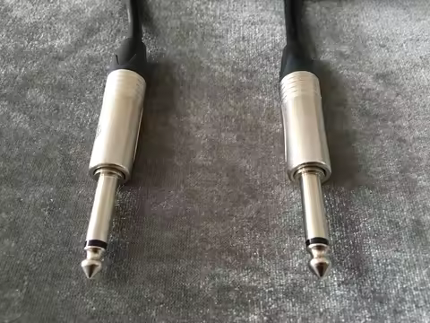 Audio cable with NEUTRIK 2 pole MONO NP2X and 2 Pole MONO NP2X by Japan CANARE L-2T2S