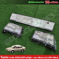 ไฟท้าย AE100 AE101 1992 1993 1994 1995 ขาวล้วน JDM ALBINO us style + ทับทิมท้าย