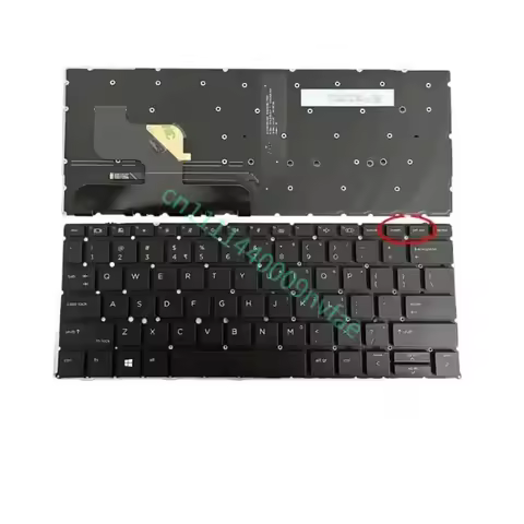 New FOR HP Elite Dragonfly G2 13.3" HSN-I32C L74117-201 Laptop Keyboard US Black/Blue With Backlit S