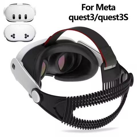 Suitable for Meta Quest 3/Quest 3S Elite head strap, soft, comfortable, breathable, and adjustable, 