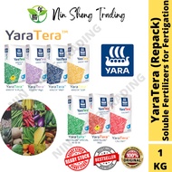 1kg YaraTera Krista K Plus PN MgS MKP SOP CN Kristalon Special 18-18-18 Red 12-12-36/Baja Fertigasi